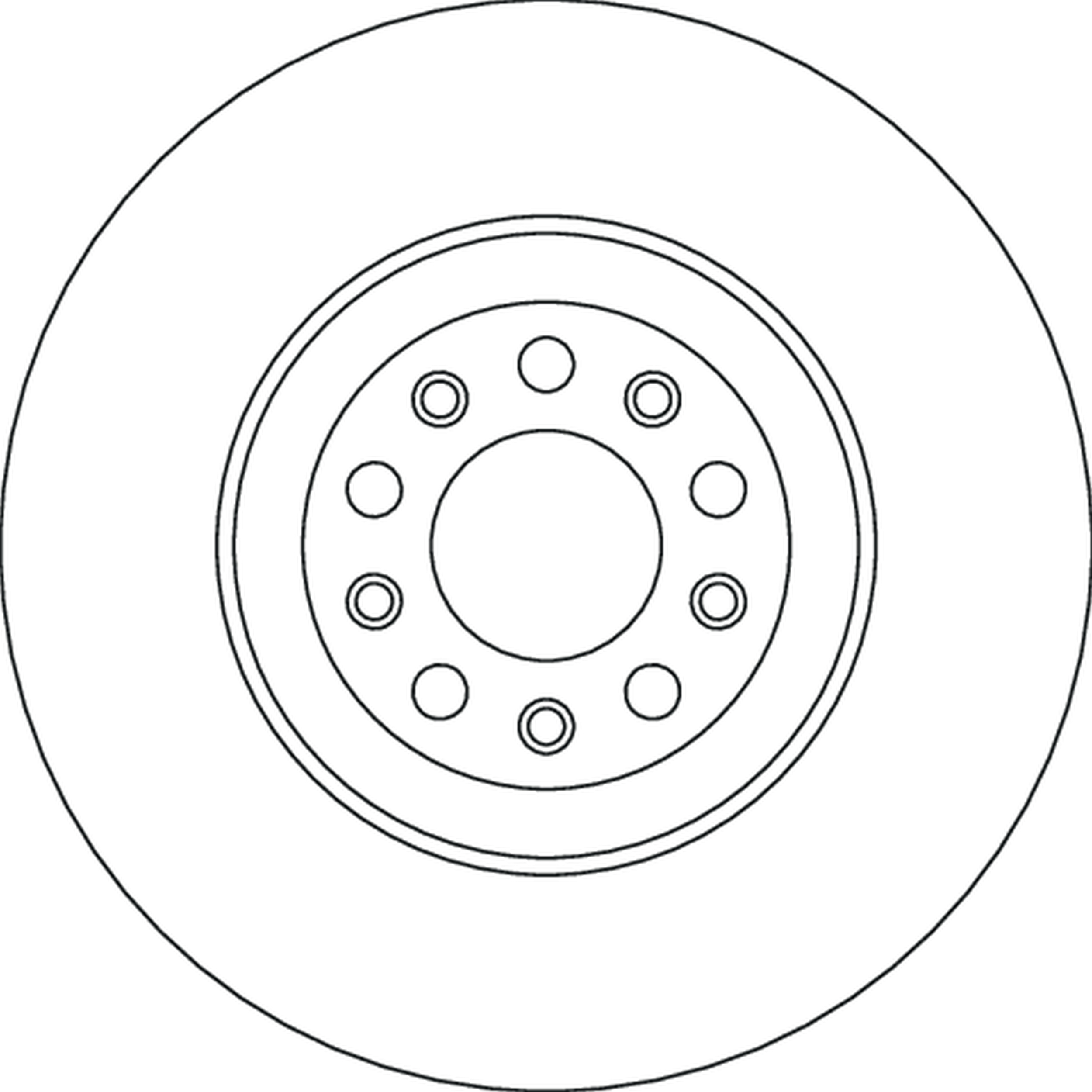 Remschijf TRW DF6551S