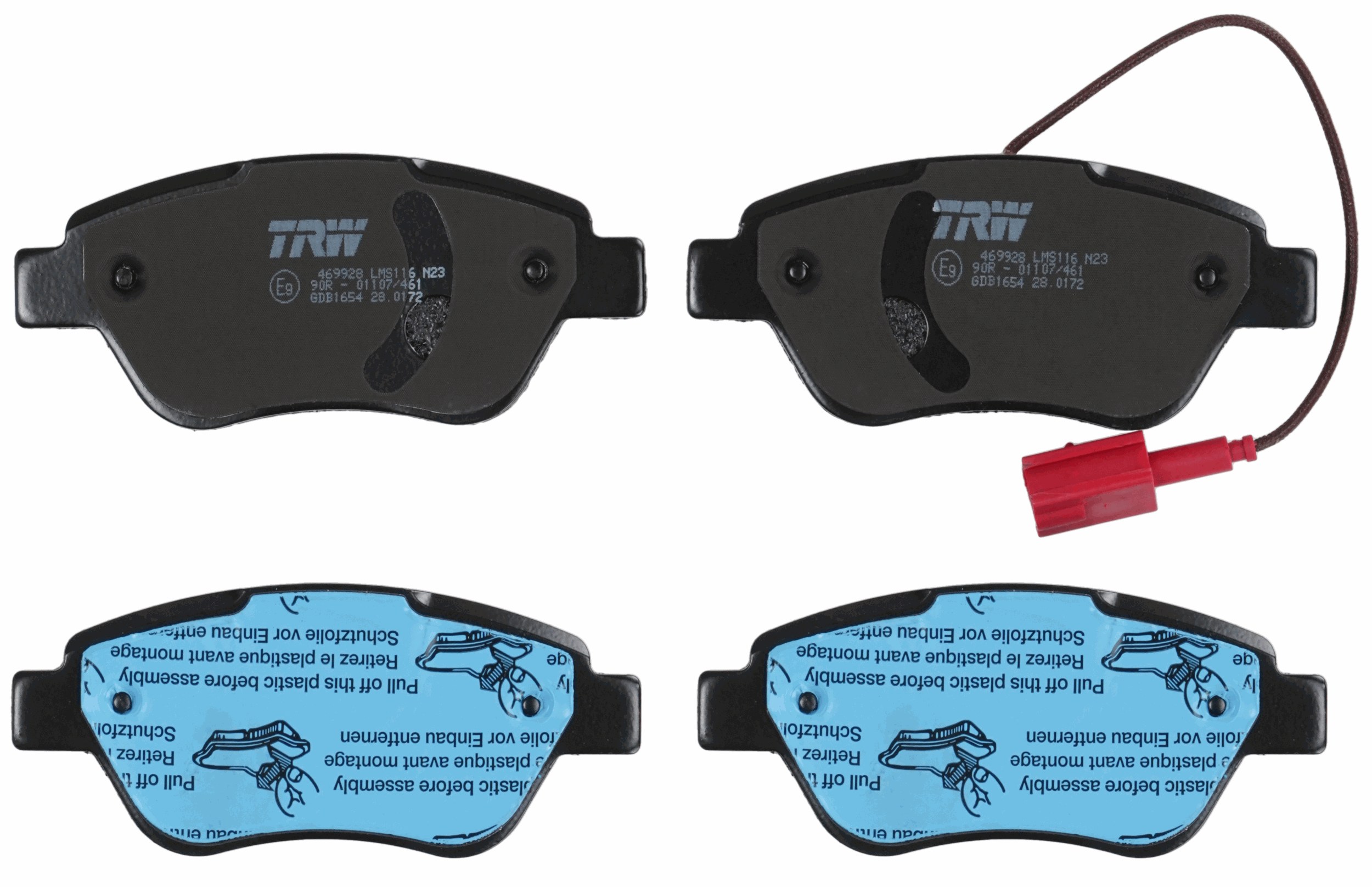 TRW Remblokset GDB1654