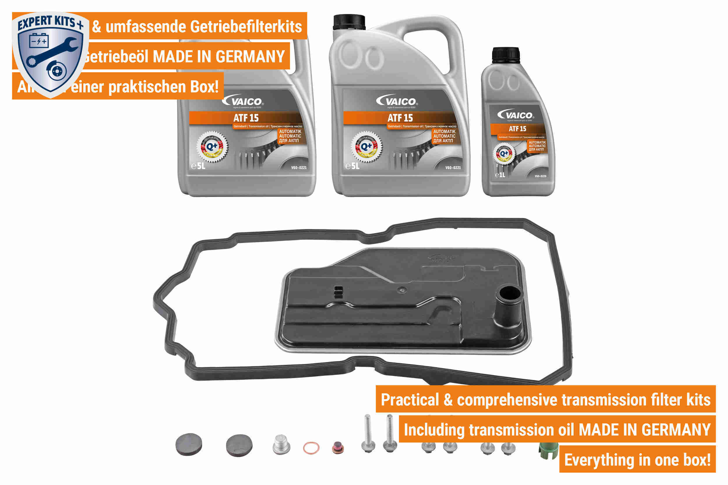Vaico Onderd.set, olie verversen van automatische versnellingsbak V30-2256-XXL