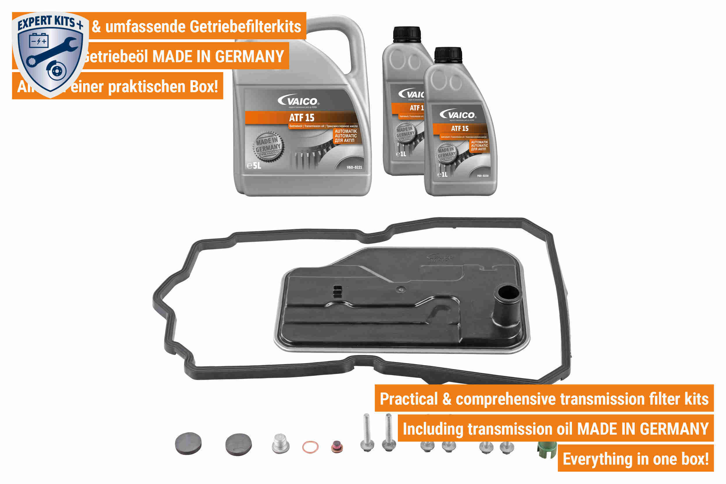 Vaico Onderd.set, olie verversen van automatische versnellingsbak V30-2256