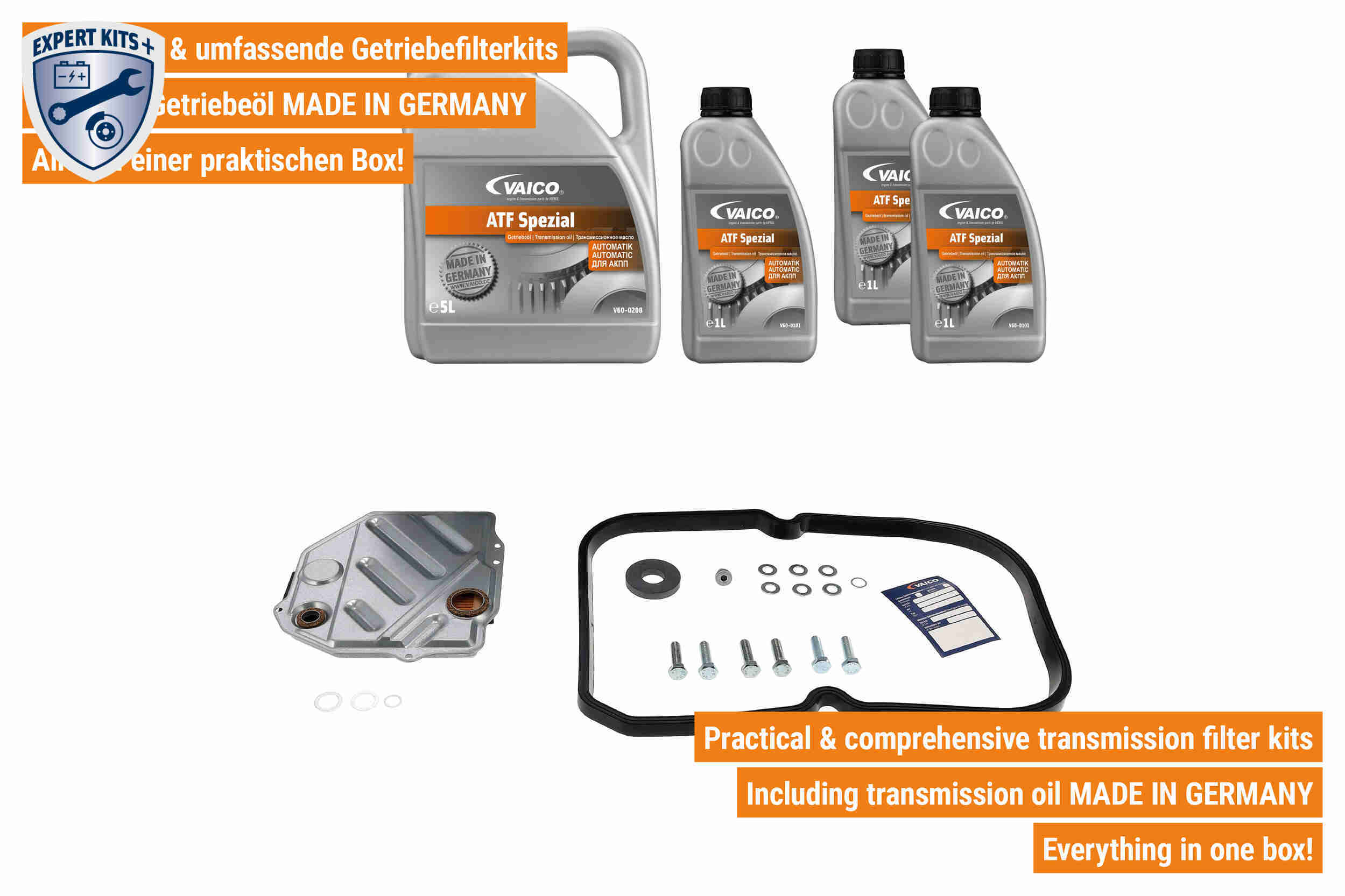 Vaico Onderd.set, olie verversen van automatische versnellingsbak V30-4756
