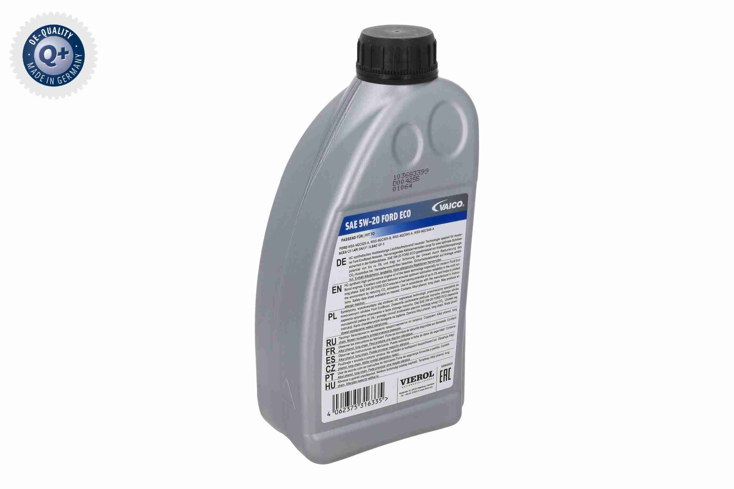 Vaico Motorolie V60-0398