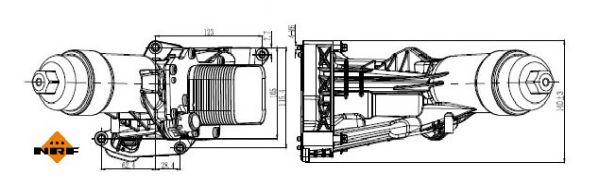 NRF Oliefilterhuis 31877