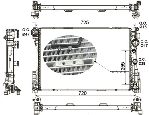 NRF Radiateur 53141