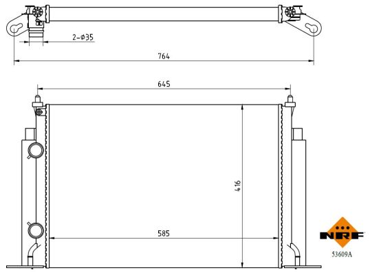 NRF Radiateur 53609A