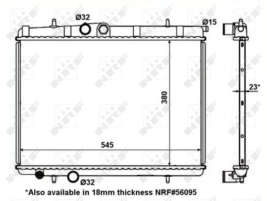 Radiateur NRF 56096
