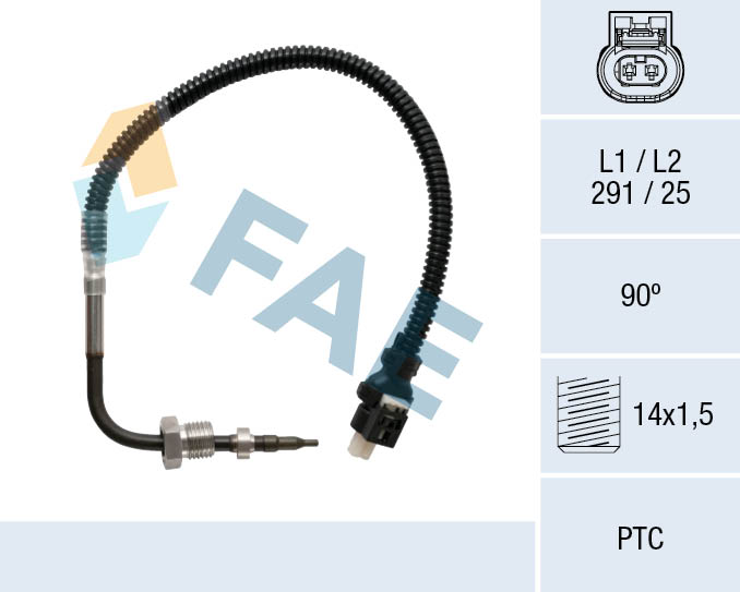 Sensor uitlaatgastemperatuur FAE 68053