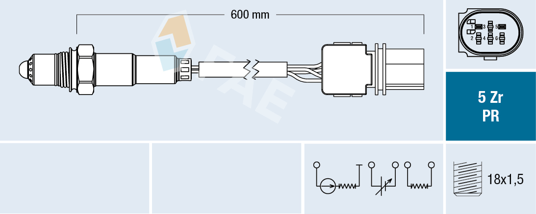 Lambda-sonde FAE 75132