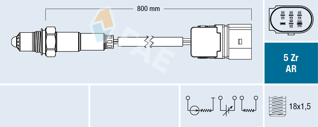 Lambda-sonde FAE 75357