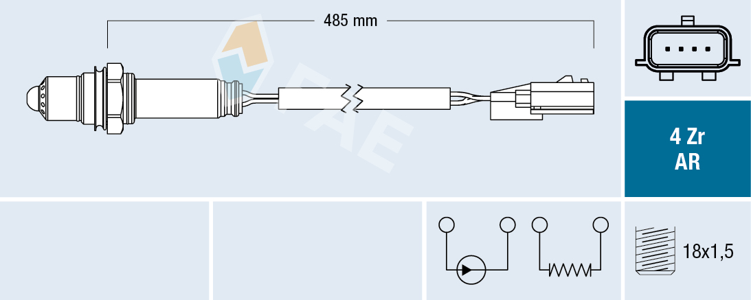 Lambda-sonde FAE 75634