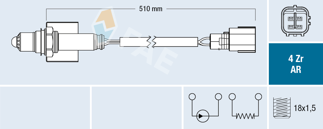 Lambda-sonde FAE 75669