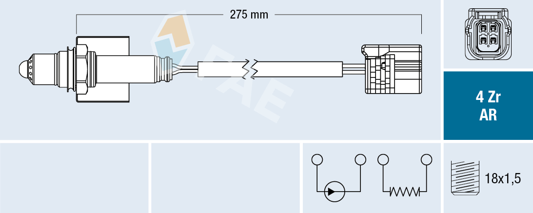 Lambda-sonde FAE 75674