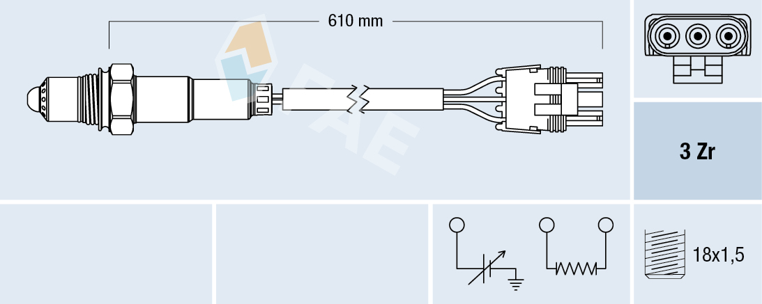 Lambda-sonde FAE 77118