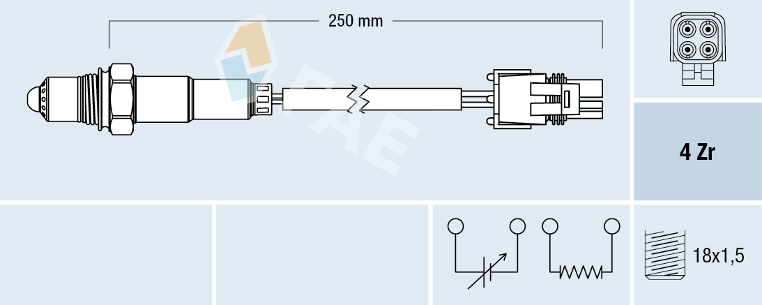 Lambda-sonde FAE 77129