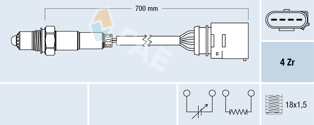 Lambda-sonde FAE 77205