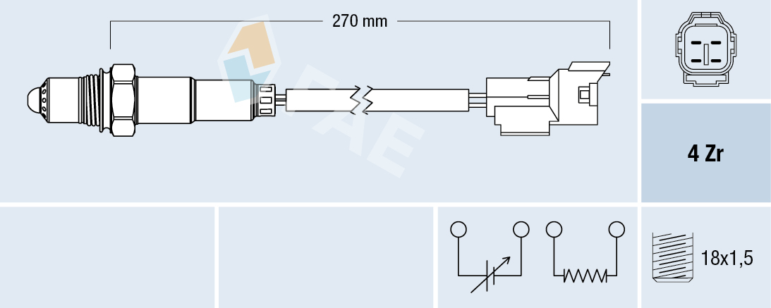 Lambda-sonde FAE 77296