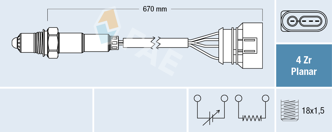 Lambda-sonde FAE 77302
