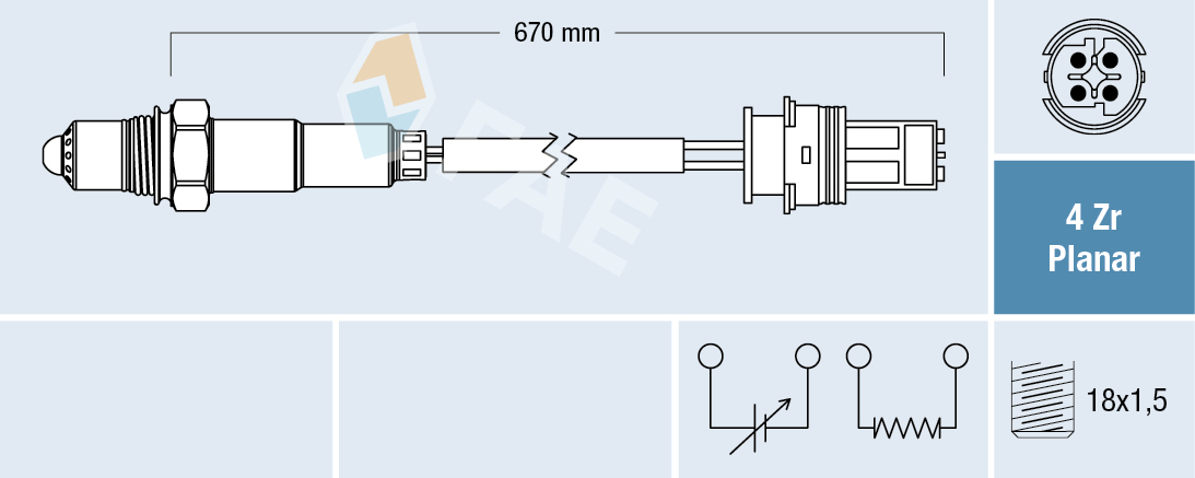 Lambda-sonde FAE 77328