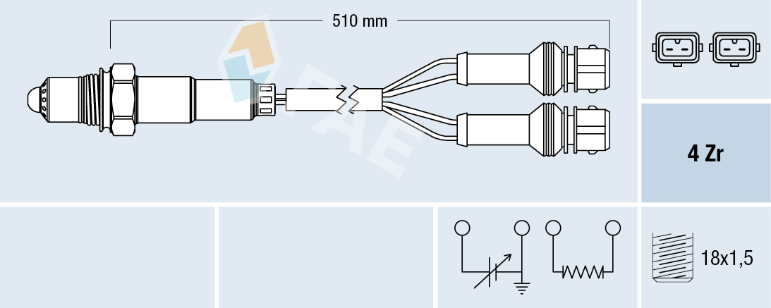 Lambda-sonde FAE 77387
