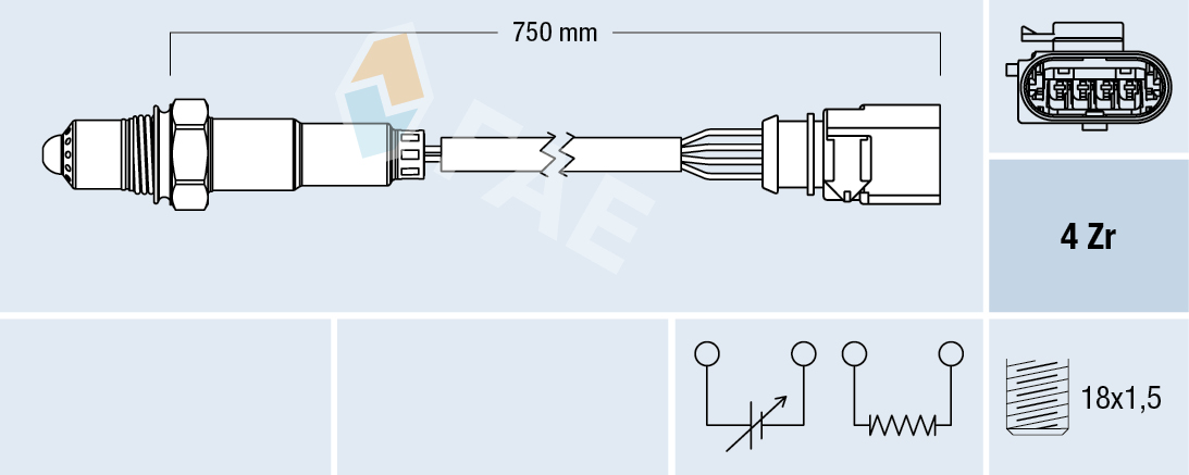 Lambda-sonde FAE 77399