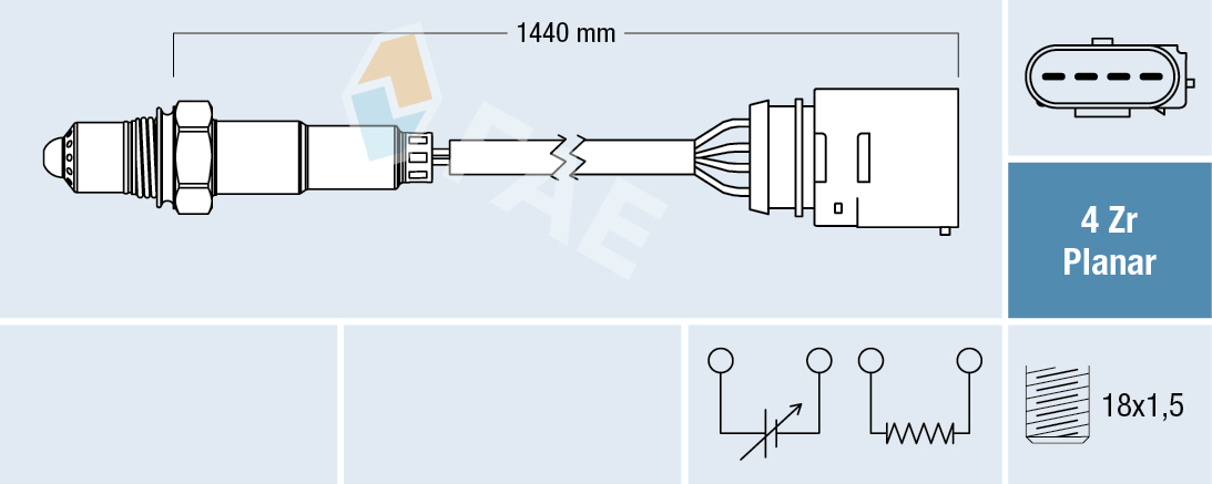 Lambda-sonde FAE 77407