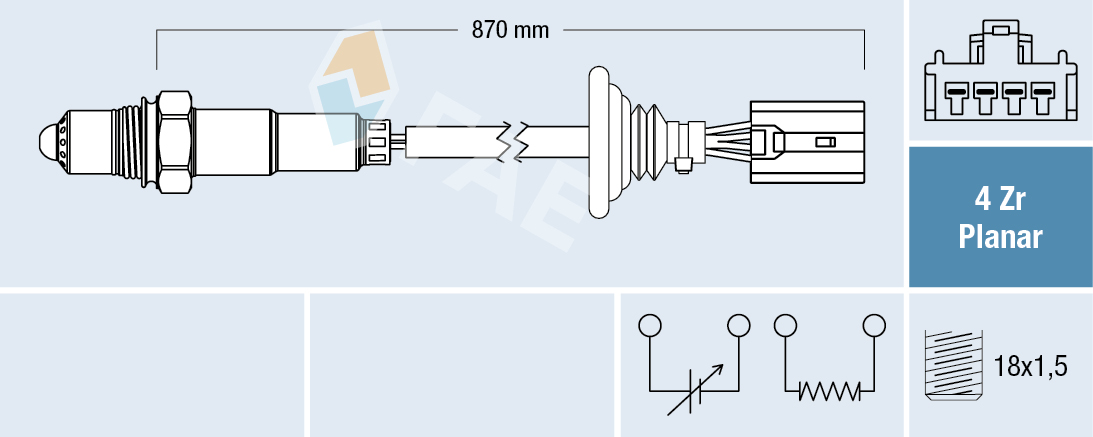 Lambda-sonde FAE 77416