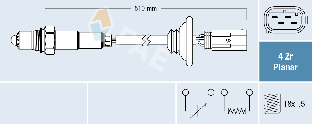 Lambda-sonde FAE 77428