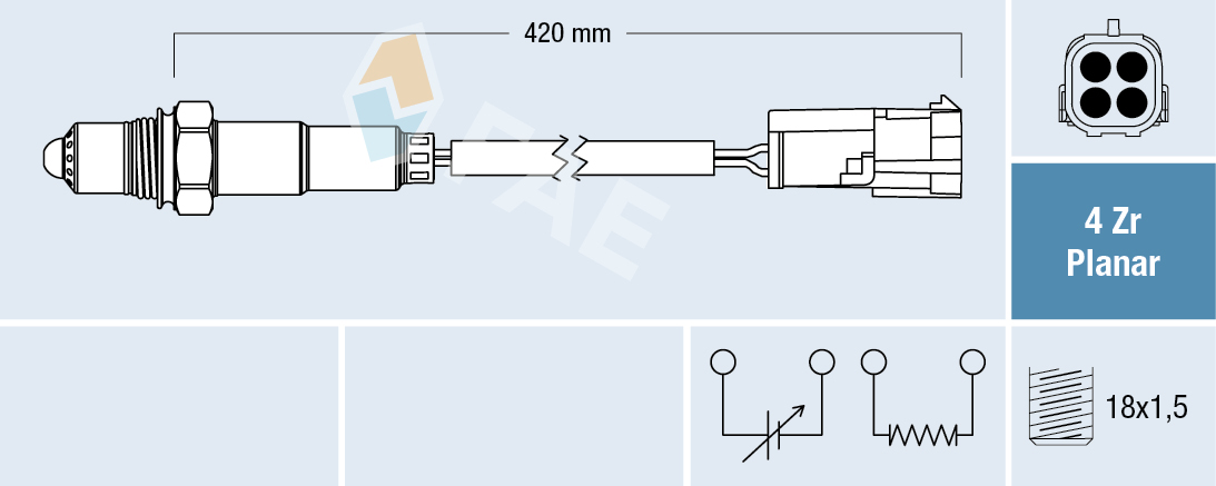 Lambda-sonde FAE 77429