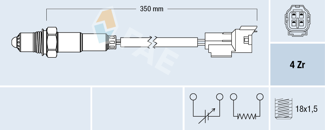 Lambda-sonde FAE 77480