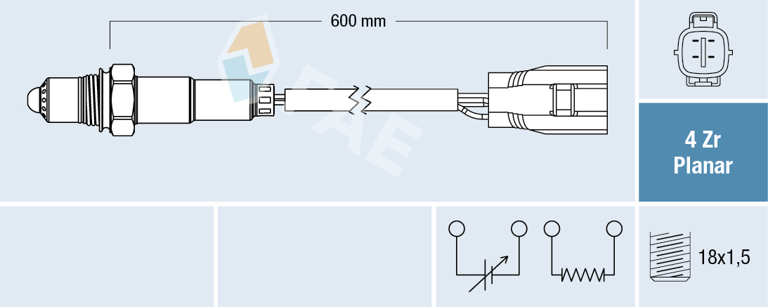 Lambda-sonde FAE 77496