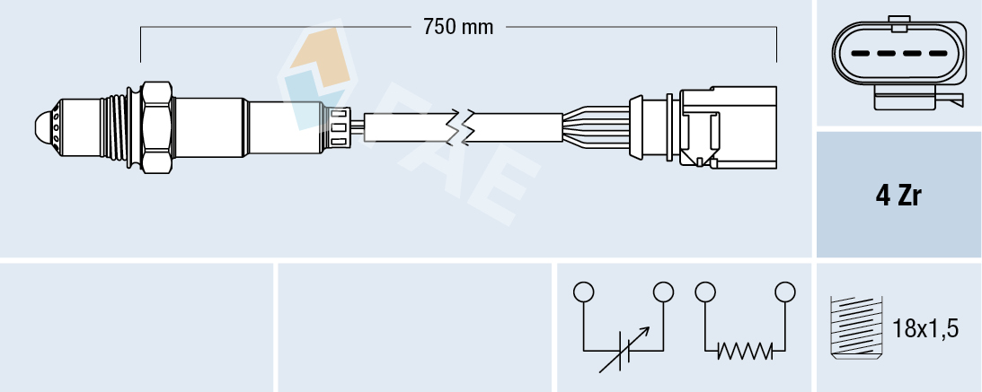 Lambda-sonde FAE 77508