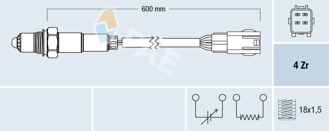 Lambda-sonde FAE 77588