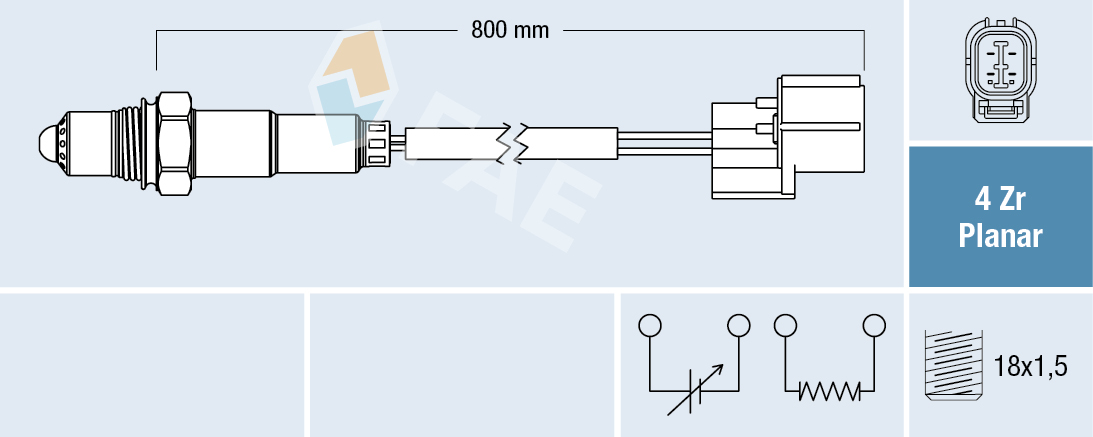 Lambda-sonde FAE 77599