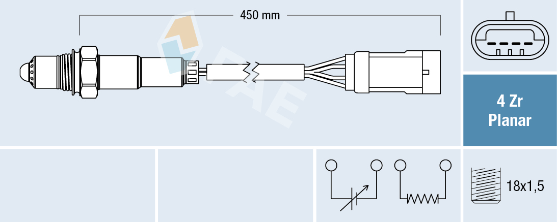 Lambda-sonde FAE 77602