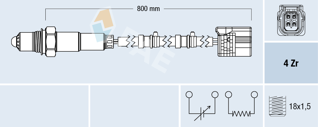 Lambda-sonde FAE 77658