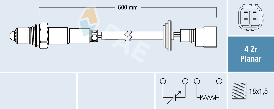 Lambda-sonde FAE 77780