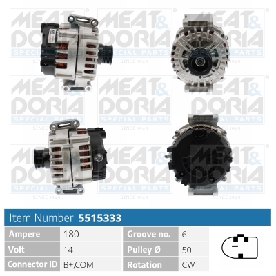 Dynamo / Alternator Meat Doria 5515333