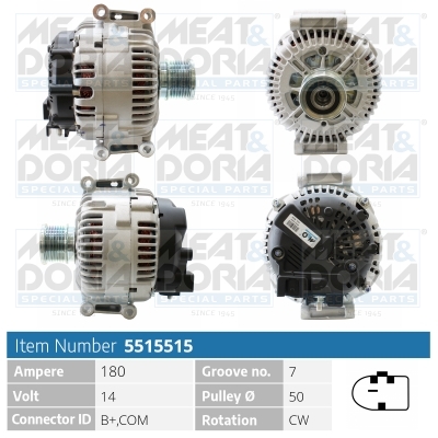 Alternator/Dynamo Meat Doria 5515515