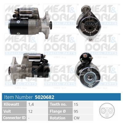Startmotor / Starter Meat Doria 5020682