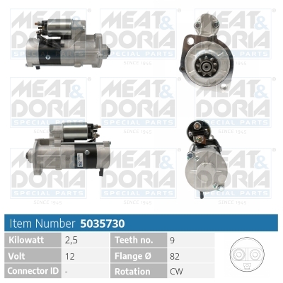 Startmotor / Starter Meat Doria 5035730