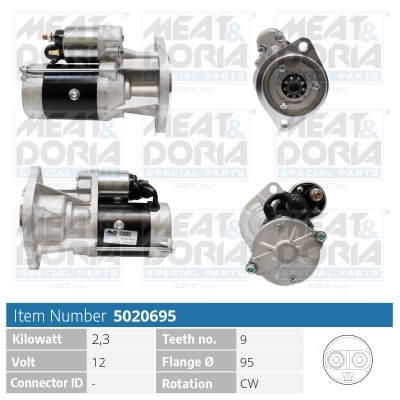 Startmotor / Starter Meat Doria 5020695