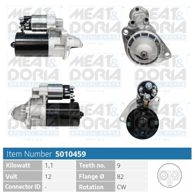 Startmotor / Starter Meat Doria 5010459