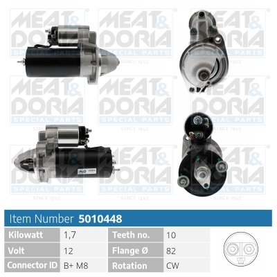 Startmotor / Starter Meat Doria 5010448