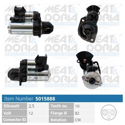 Startmotor / Starter Meat Doria 5015888