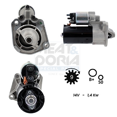 Startmotor / Starter Meat Doria 5010458G