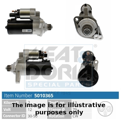 Startmotor / Starter Meat Doria 5010365G