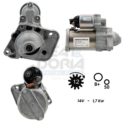 Startmotor / Starter Meat Doria 5010352G