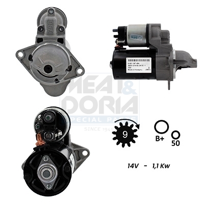 Startmotor / Starter Meat Doria 5010139G
