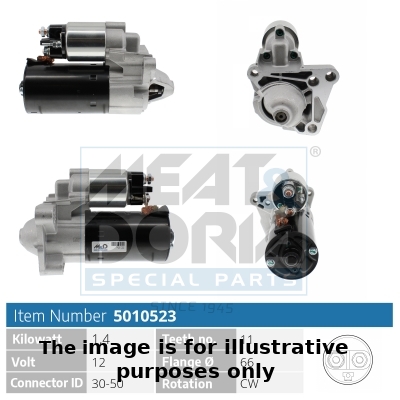 Startmotor / Starter Meat Doria 5010523G