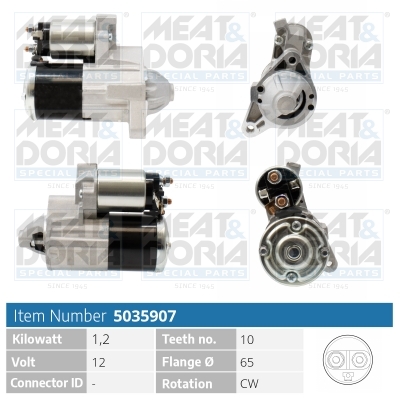 Startmotor / Starter Meat Doria 5035907